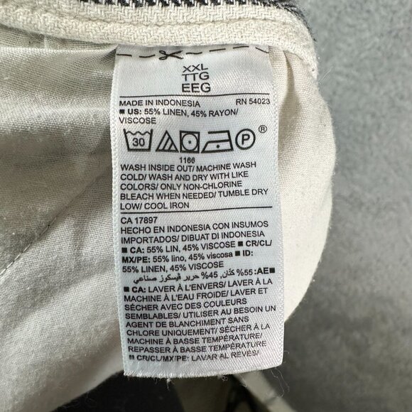 Old Navy Striped Linen Pants Plus Size - Picture 12 of 13